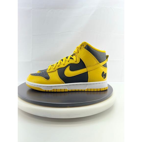 Nike Dunk High Wu-Tang Clan Retro Womens 7.5 Black Yellow Sneakers HJ4320-001 - Picture 1 of 11